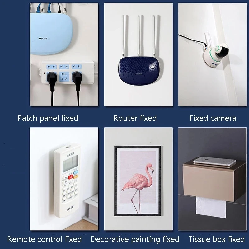 10 قطعة كابل المنظم كليب الوجهين لاصق جدار هوكس شماعات السنانير شفط مصاصة جدار تخزين حامل للمطبخ Bathroo