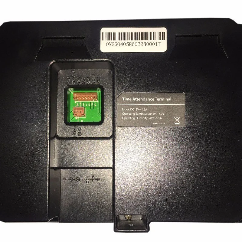 Imagem -05 - Tcp ip Usb Sistema Biométrico do Comparecimento do Tempo da Impressão Digital Empregado Escritório Tempo Relógio de Controle de Acesso com Built-in Bateria k K40