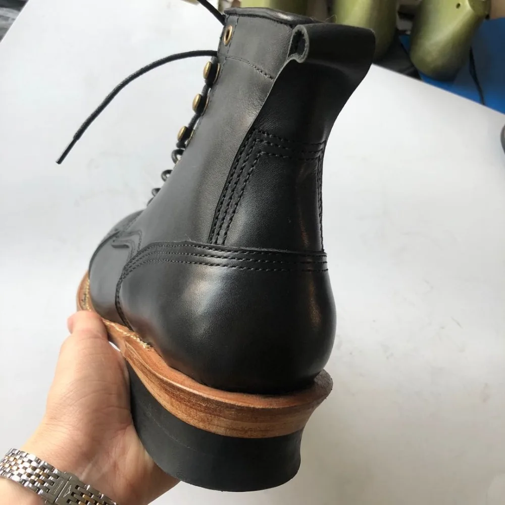 XW400 RockCanRoll Super Quality Size 35-52 Handmade Goodyear Welted Durable Italian Cowhide Boots Custom Made Available