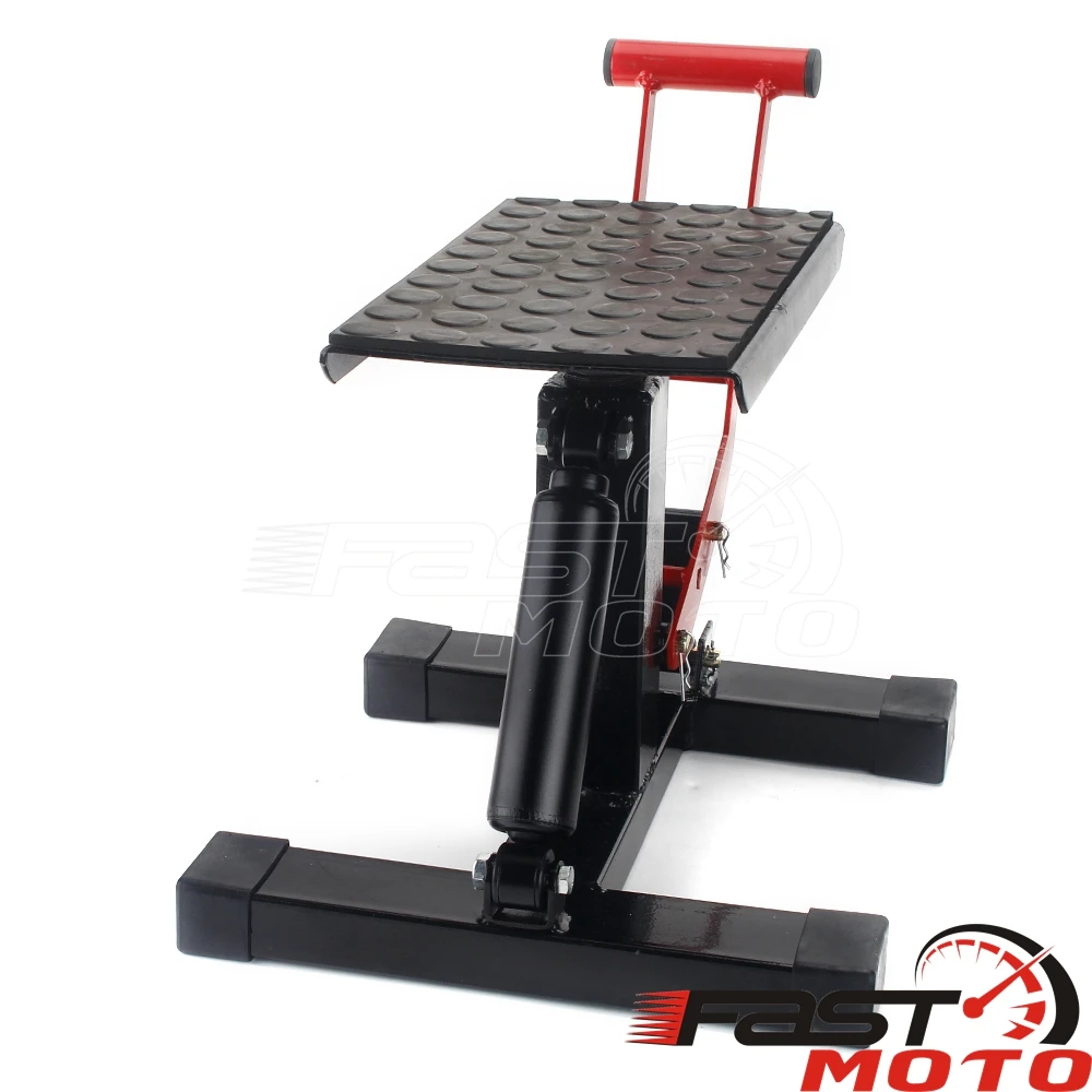 Soporte de manivela de elevación ajustable, elevador de acero, asiento de taburete, Universal, Dirt Bike, herramienta de reparación de mesa Enduro, 150kg, 330 libras