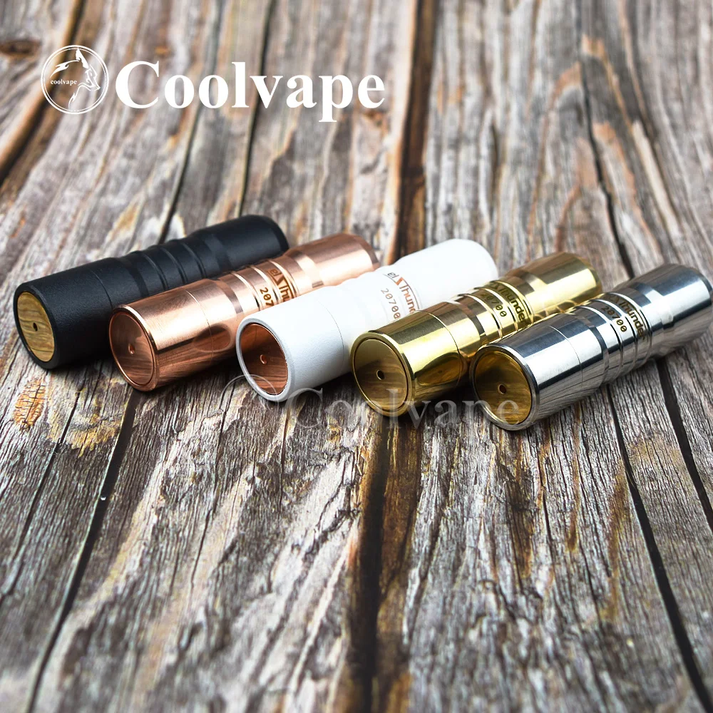 coolvape elthunder mod vape 18650/20700 batterij messing mechanische Mod e-sigaret fit pantser mods motor rda vs summon mod