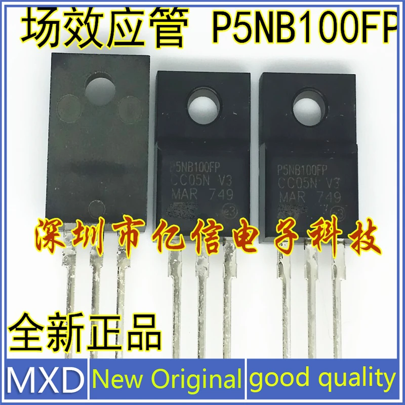 

5Pcs/Lot New Original STP5NB100FP P5NB100FP 5A100V Imported Field Effect Mos Tube Good Quality