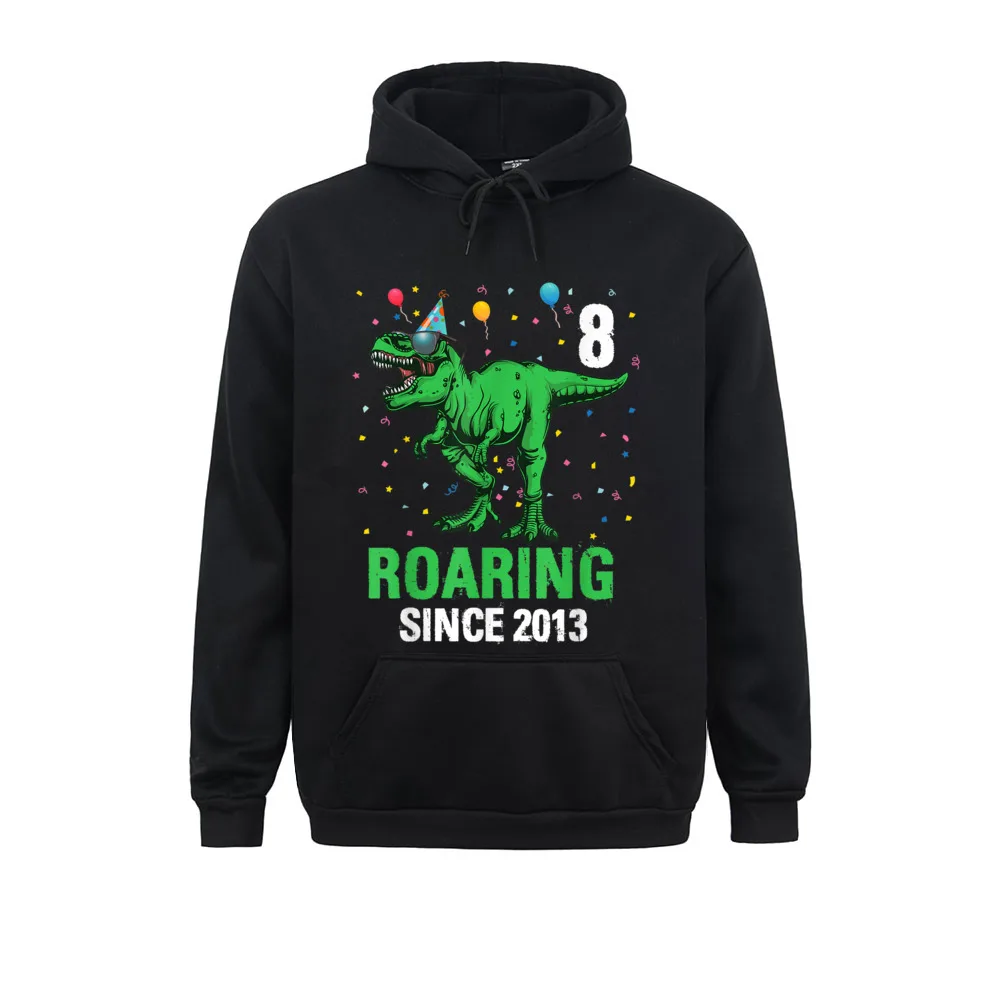 Men's Hoodies Sweatshirts Printed Long Sleeve 8 Year Old 8th Birthday Boy Dinosaur Kids Gift Costume Top Sportswear