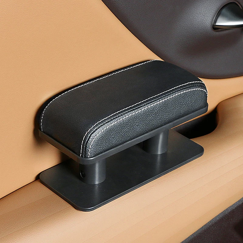 SEAMETAL Car Arm Rest Cushion Extension Adjustable Height Elbow Support Cushion Reduce Fatigue Universal Auto Armrest Support