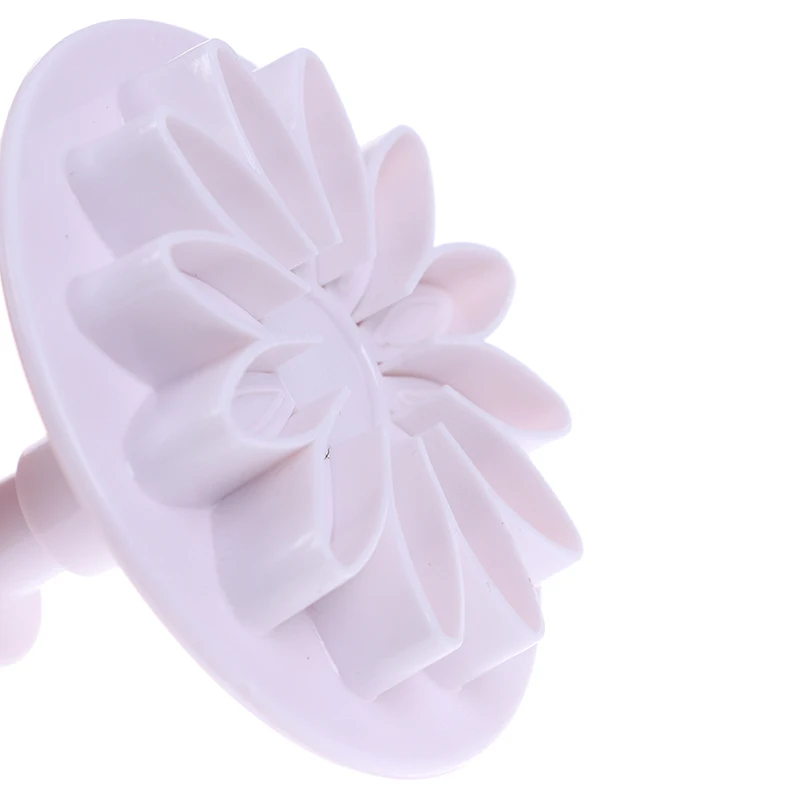 DIY Home Bow Knot Flower Plunger Cutter Molds For Fondant Cake Cookie Decorating Tool