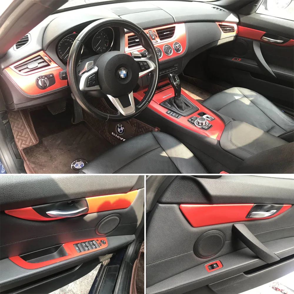 

Car-Styling 3D 5D Carbon Fiber Car Interior Center Console Color Change Molding Sticker Decals For BMW Z4 E89 2009-2016