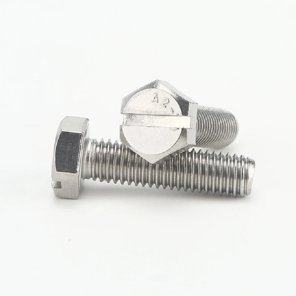 50/20/10PCS M4 M5 M6 M8 M10 GB29.1 stainless steel Slotter hexagon screws outer hex one word combination screw mechanical bolts