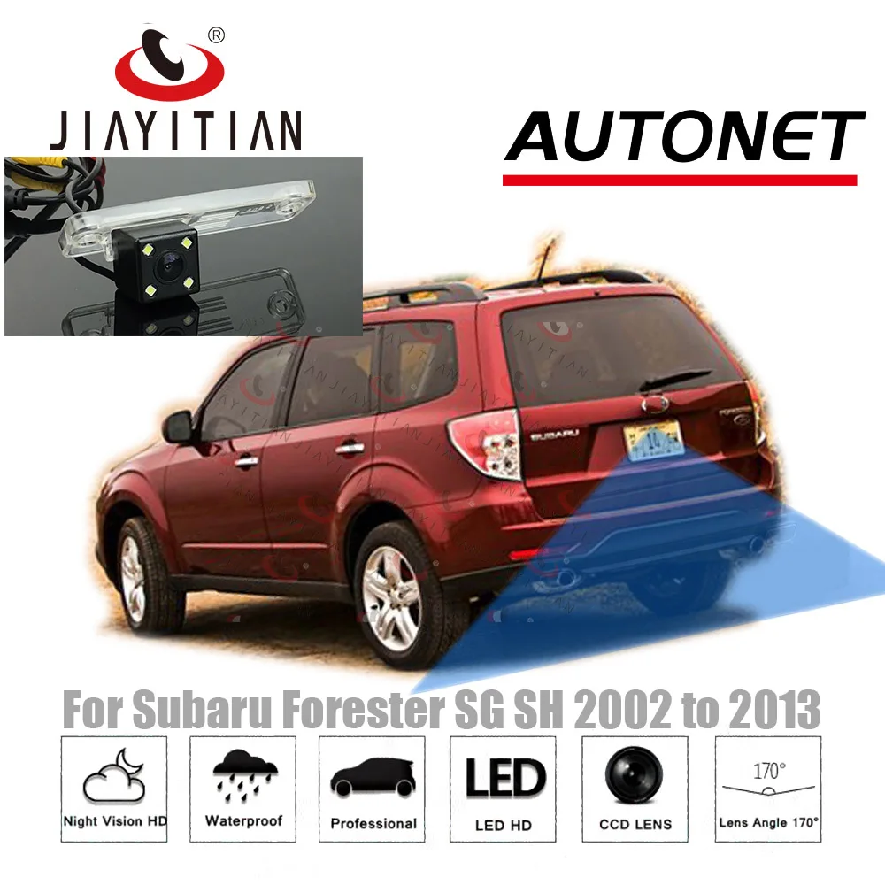 JIAYITIAN macchina fotografica di Retrovisione Per Subaru Forester SG5 SH 2003 2004 2005 2006 2009 2002-2013 HD CCD di backup parcheggio Inversione