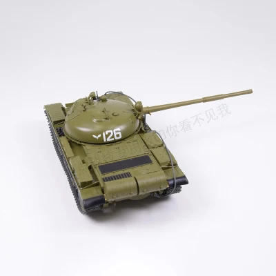 The third generation main battle tank Soviet T-62 simulation medium tank finished metal static model 1/43