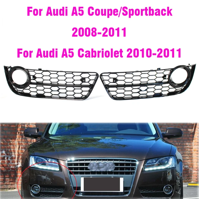 Audi Strong|audi A5 Fog Light Grille 2008-2011 - Abs Honeycomb Mesh Racing  Grill