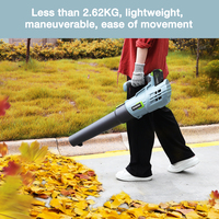 WORKPRO 20V Powerful Electric Blower Battery Handheld Cordless Leaf Blower Snow Blower Dust Blower Garden Power Tool