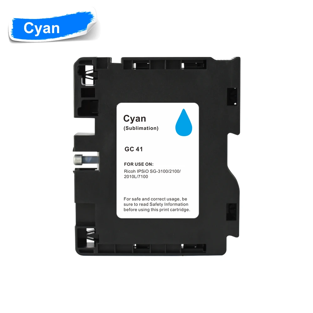 Imagem -03 - Cartucho de Tinta de Sublimação Gc41 Cartucho para Ricoh Ipsio Sg3100 Sg2100 Sg2100l Sg2010l Aficio Sg3110dnw Sg2100n Sg3100snw