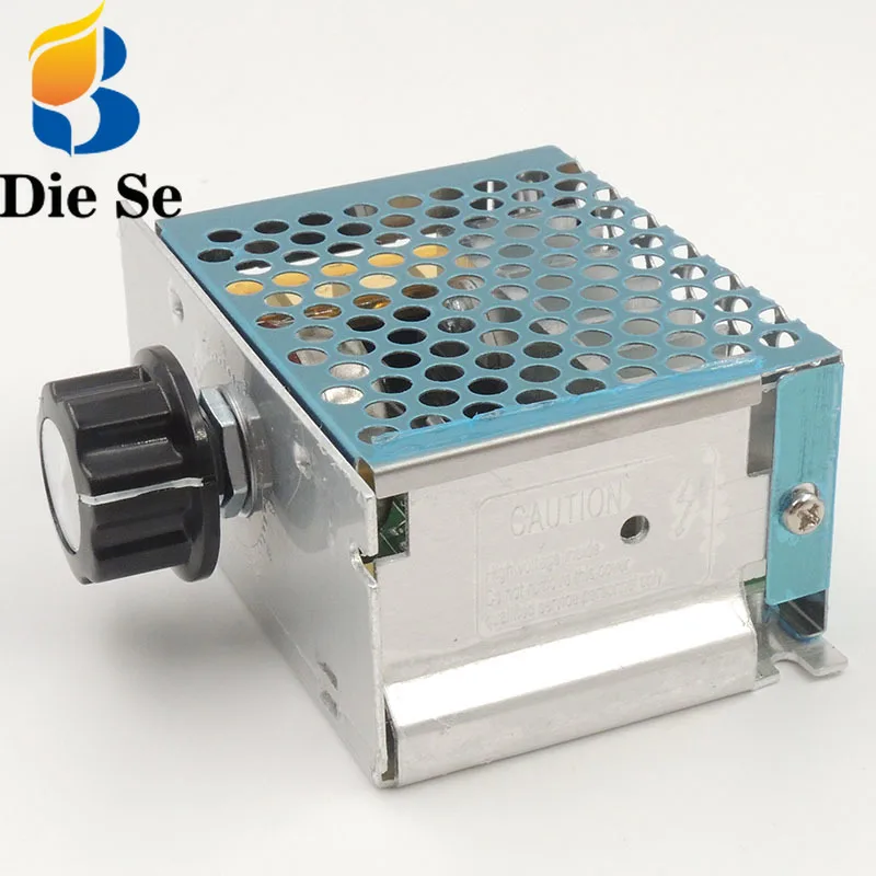 Single-phase Knob Adapter AC220V 4000W Continuously Variable Transformer for Motor Speed Regulator and LED Brightness Control