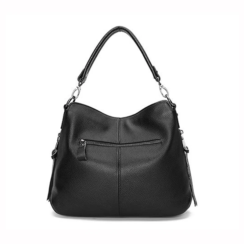 Tassels Hobo, Women\'s Genuine Leather Shoulder Bag, Female Leather Messenger Bag, 100% Real Skin, Cross body Bag, A460