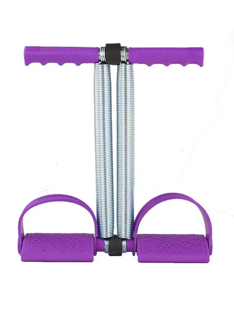 Pull Rope Dual Spring Tension Foot Pedal Sit Up Machine Foot Abdomen Leg Exerciser Tummy Trimmer Sport Fitness Slimming Training