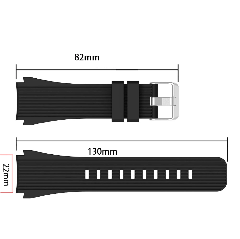 22mm Silicone Strap For Xiaomi Watch Color 2 Sport Band For Xiaomi Watch S3/S2 42mm 46mm/S1 Pro/S1 Active/Watch 2 Pro Correas image 4