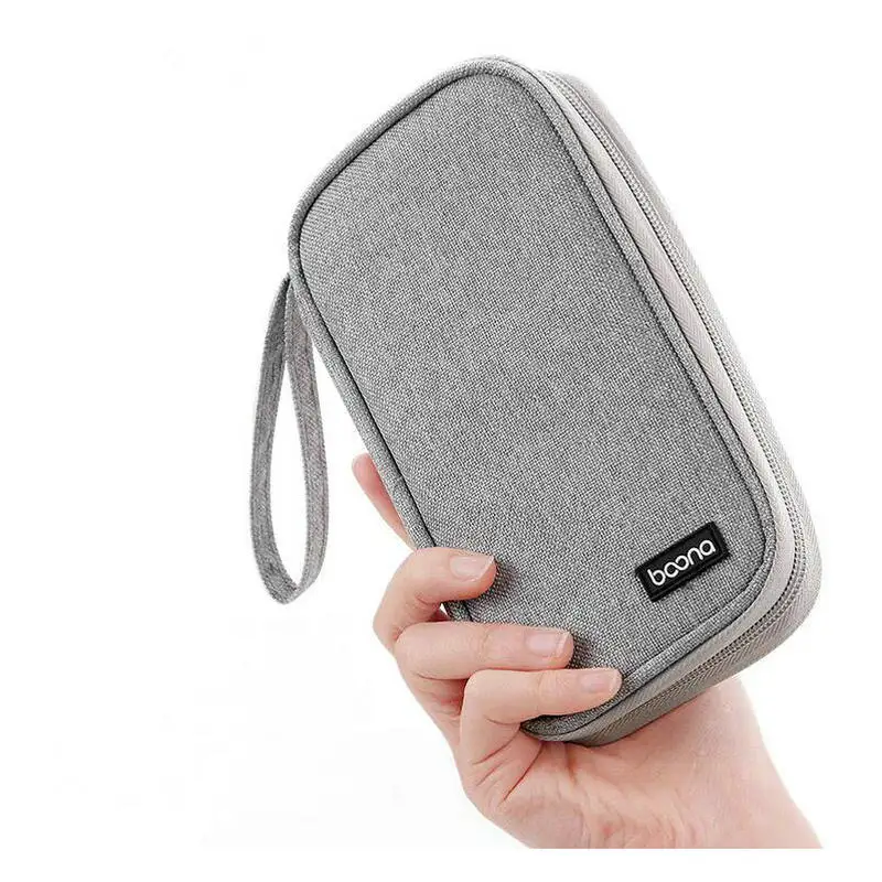 NEW Capacity Electronics Travel Bag Document Bag For Cameras Storage USB Charging Cable Intimate Accessories Bag BN-C004