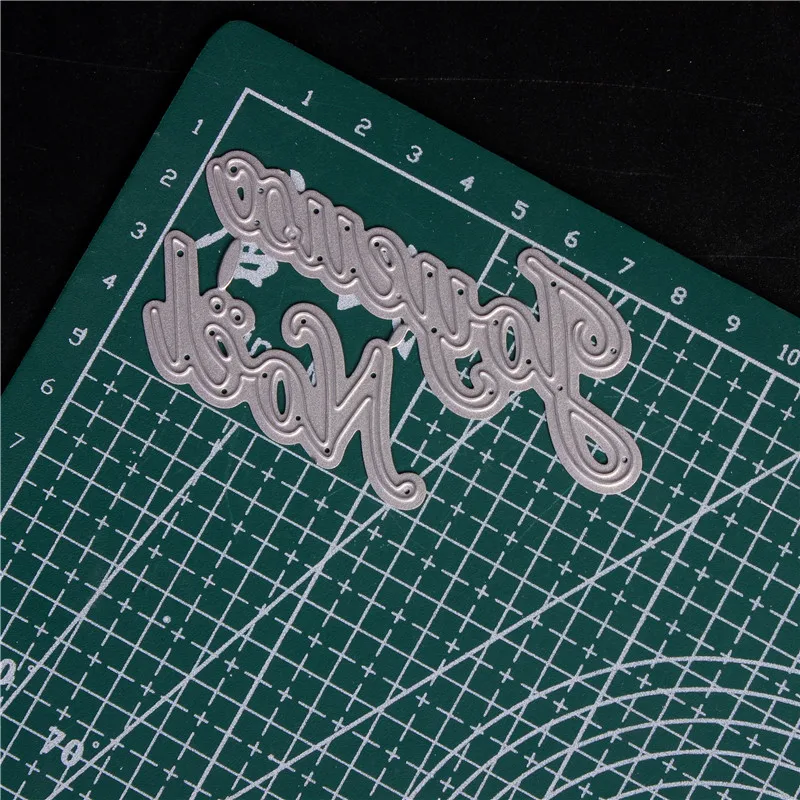 French Word Metal Dies For Diy Scrapbooking Die Cut New Cuts Paper Card Making Craft Embossing Merry Christmas Lace