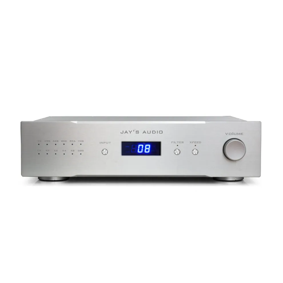 

Внешний декодер Jay's Audio DAC2-MK3 DAC R2R, оригинальный датский модуль R2R DSD64-256 PCM 24 бит/384 кГц с предусилителем и выходом для наушников