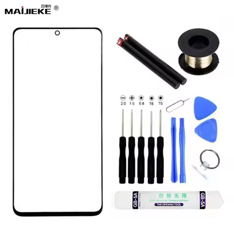 Screen Outer Front Glass+OCA For Samsung Galaxy S21 S22 S23 S24 S25 Ultra S20 Plus S10+ S9 S8 plus NOTE 20 Ultra Touch Panel