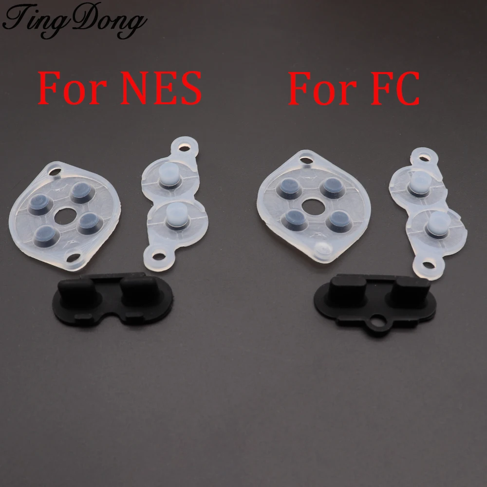 

TingDong Rubber Replacement Parts For NES FC PC Controller Joy Pad Silicon Conduct Rubber Button