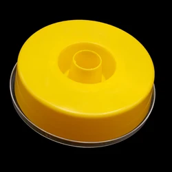 1PCS New Arrival 2L Bee Feeder Honey Plastic Round Feeding Drinking Waterer Watering Drinkers Feeders Beekeeping Tools Supplies