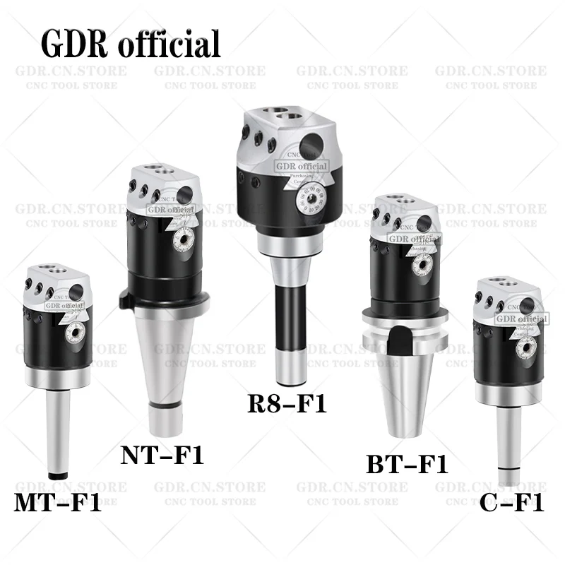 Imagem -02 - Cabeça Chata f1 f1 Cortador da Barra de Mandrilar Mt2 Mt3 Mt4 Mt5 C20 C25 Bt30 Bt40 Nt30 Nt40 r8 f1 Conjunto de Ferramentas Chato 50 mm f1 Chato Ferramenta Titular