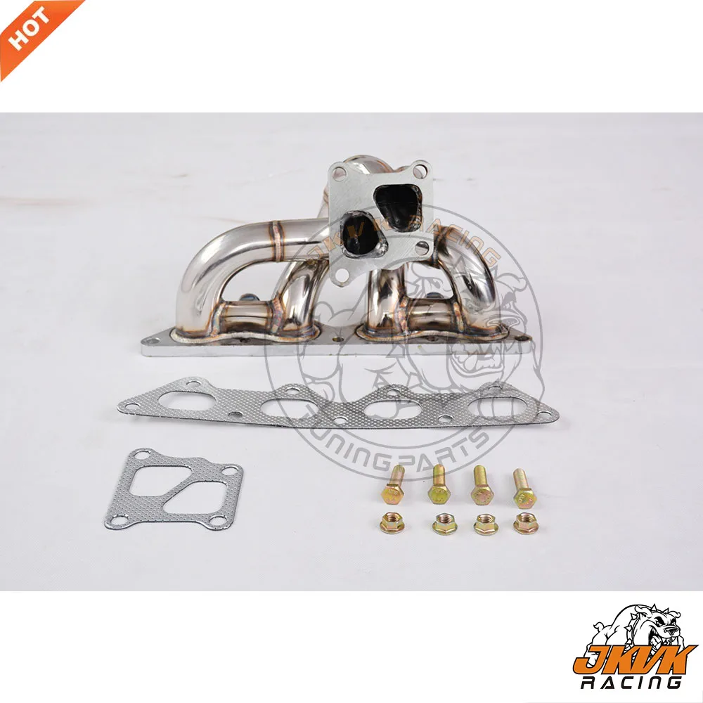 JKVK RACING Header Exhaust Manifold For Lancer EVO8 2.0L 4G63 I4 2003-2005