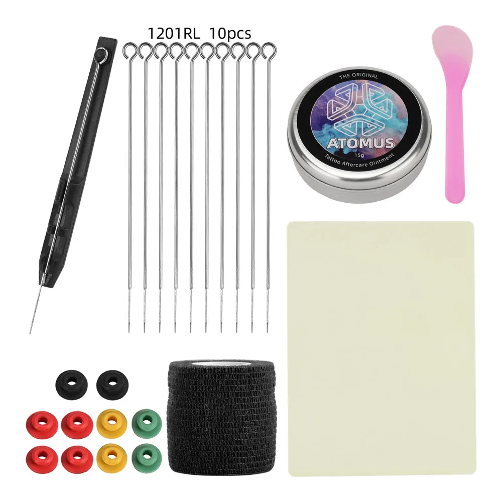 

Manual Tattoo Kit De Tatuaje Completo Profesional Kit Para Tatuar Completo Stick And Poke Needles Tattoo Full Set Tatuar Kits