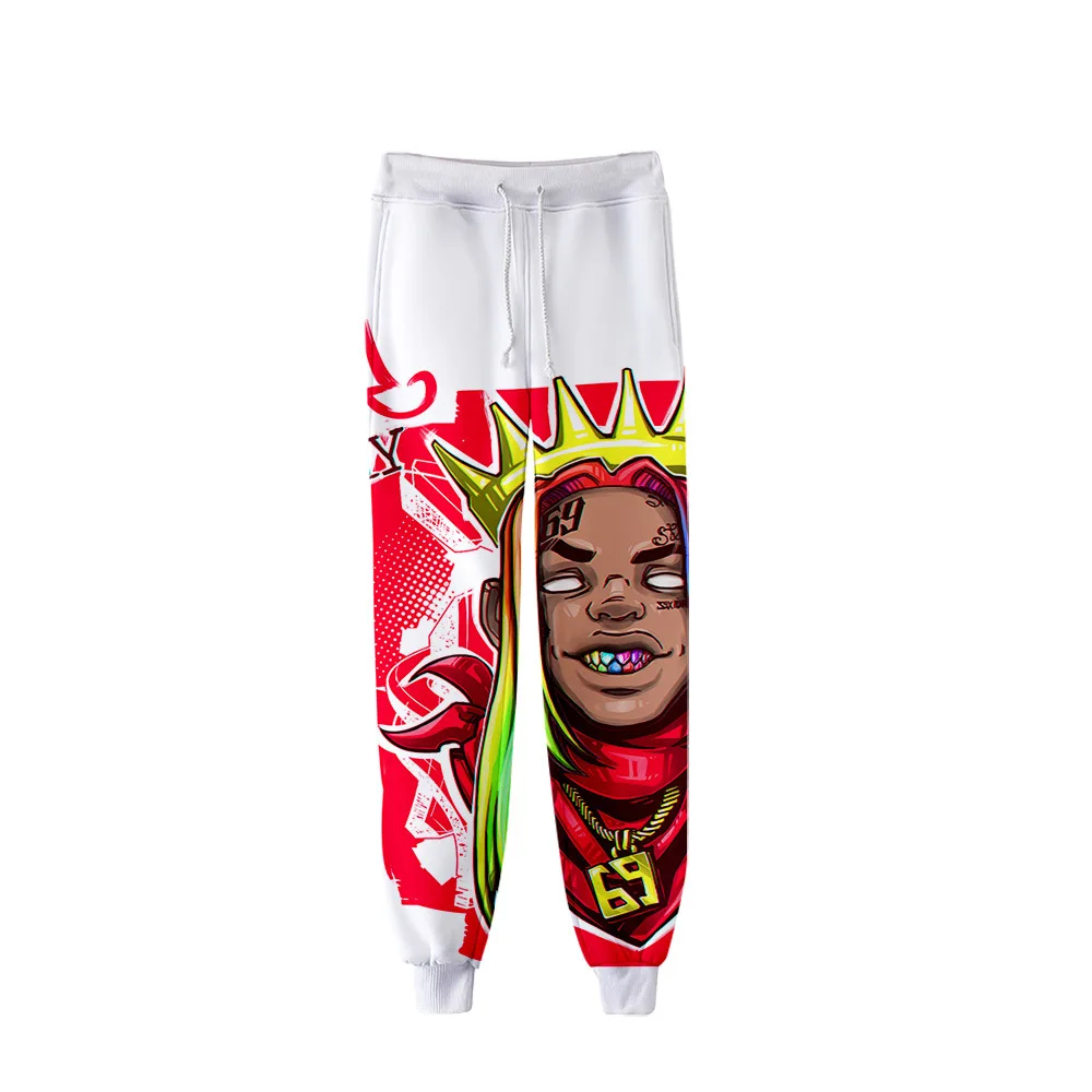 Pantalones de rapero 6ix9ine Gooba para hombre y mujer, ropa de chándal Unisex, 3D, Hip Hop, 2020