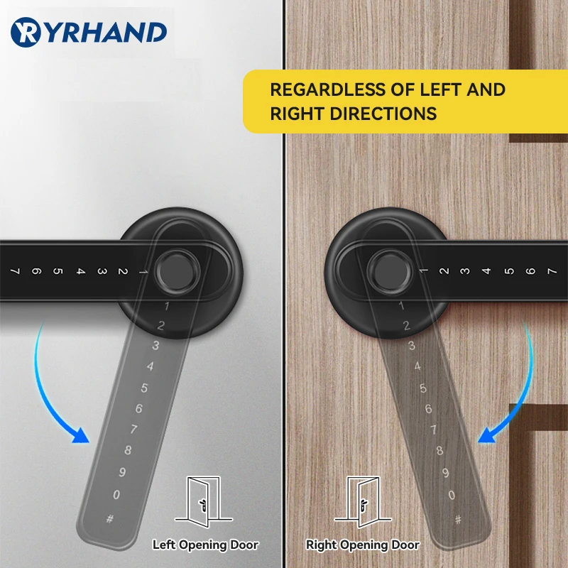 cadeado impressão digital office apartment home fingerprint  cerradura inteligente fechadura eletronica smart door  lock