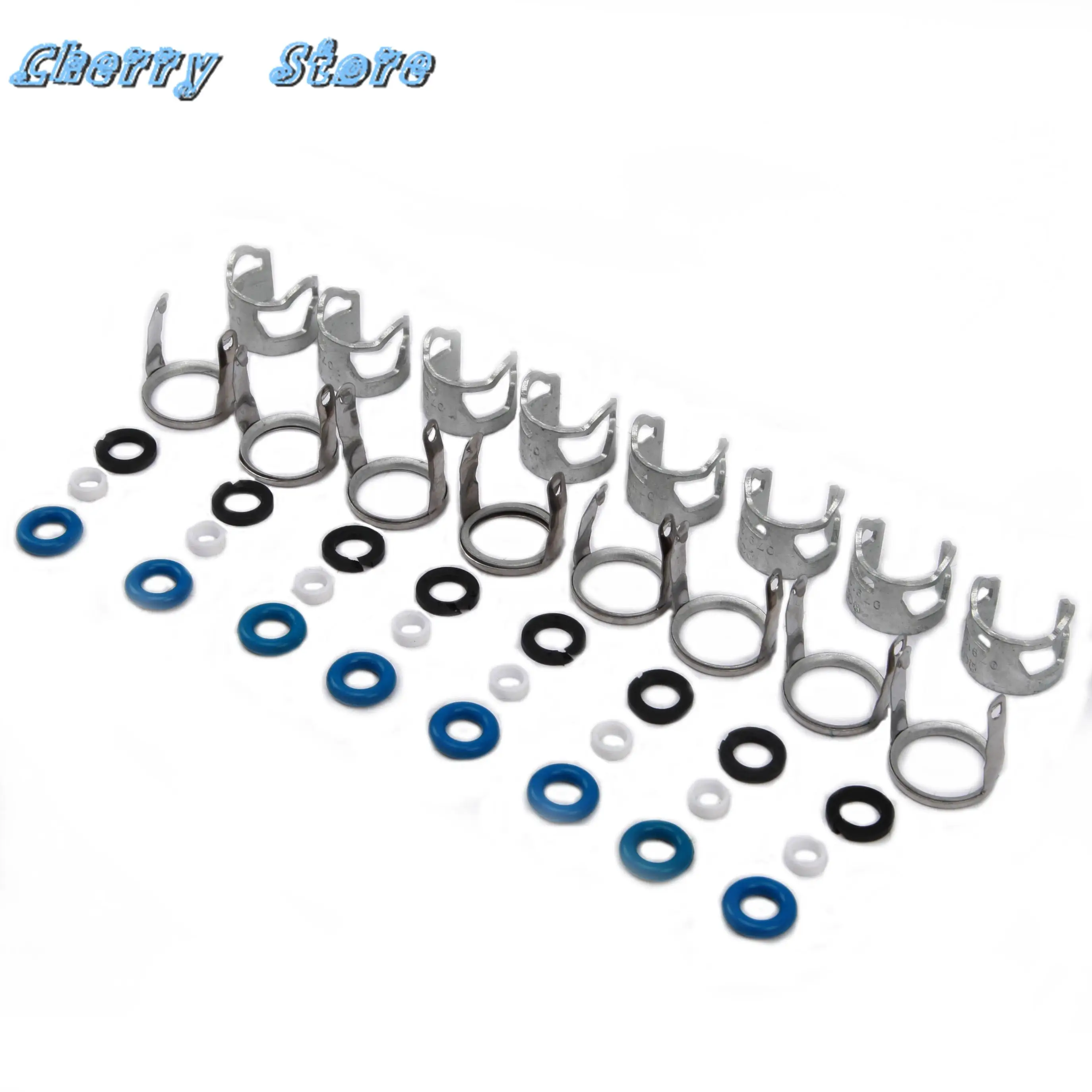 8PCS Fuel Injection Nozzle O-ring Seals Set 06E 998 907 For VW Touareg Audi A4 A5 A6 A8 S5 S6 S8 Q7 R8 RS4 06E998907