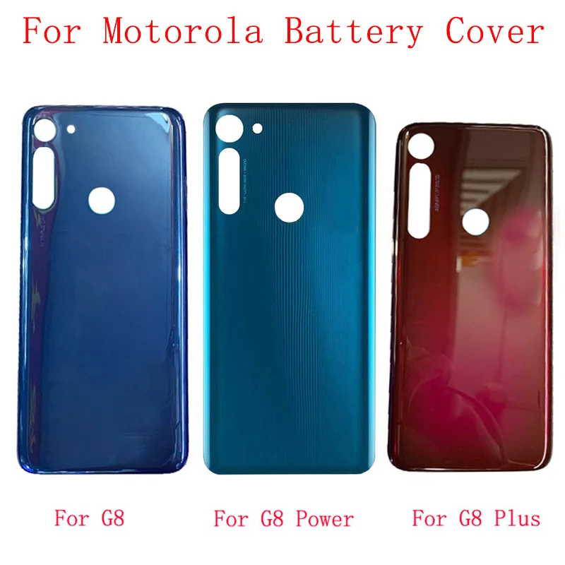 

Back Battery Cover Rear Door Panel Replacement Part For Motorola G8 XT2045-1 G8 Plus XT2019 Moto G8 Power Battery Cover