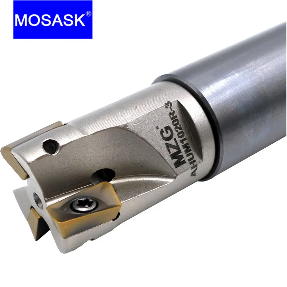 MOSASK MFL 10 12 MM M6 M8 M5 Tungsten Cemented Carbide Insert CNC Lathe Screwed End Mills Holder