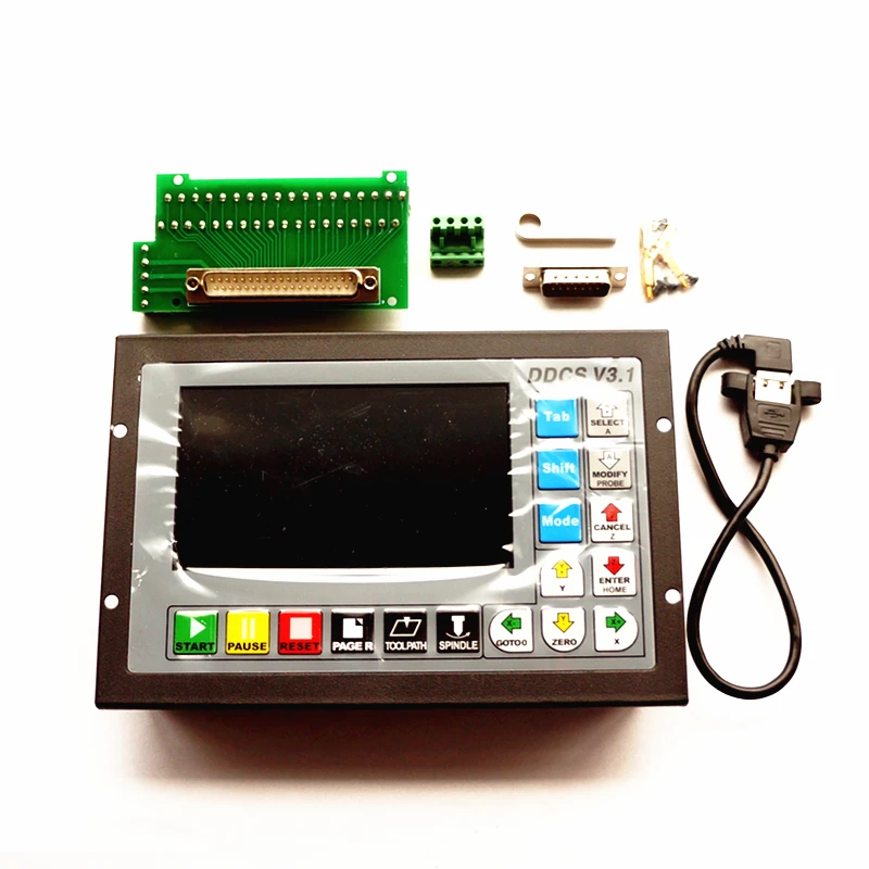 

DDCSV3.1 500KHz G-Code Offline Controller All Metal Cases Replace Mach3 USB CNC Controller