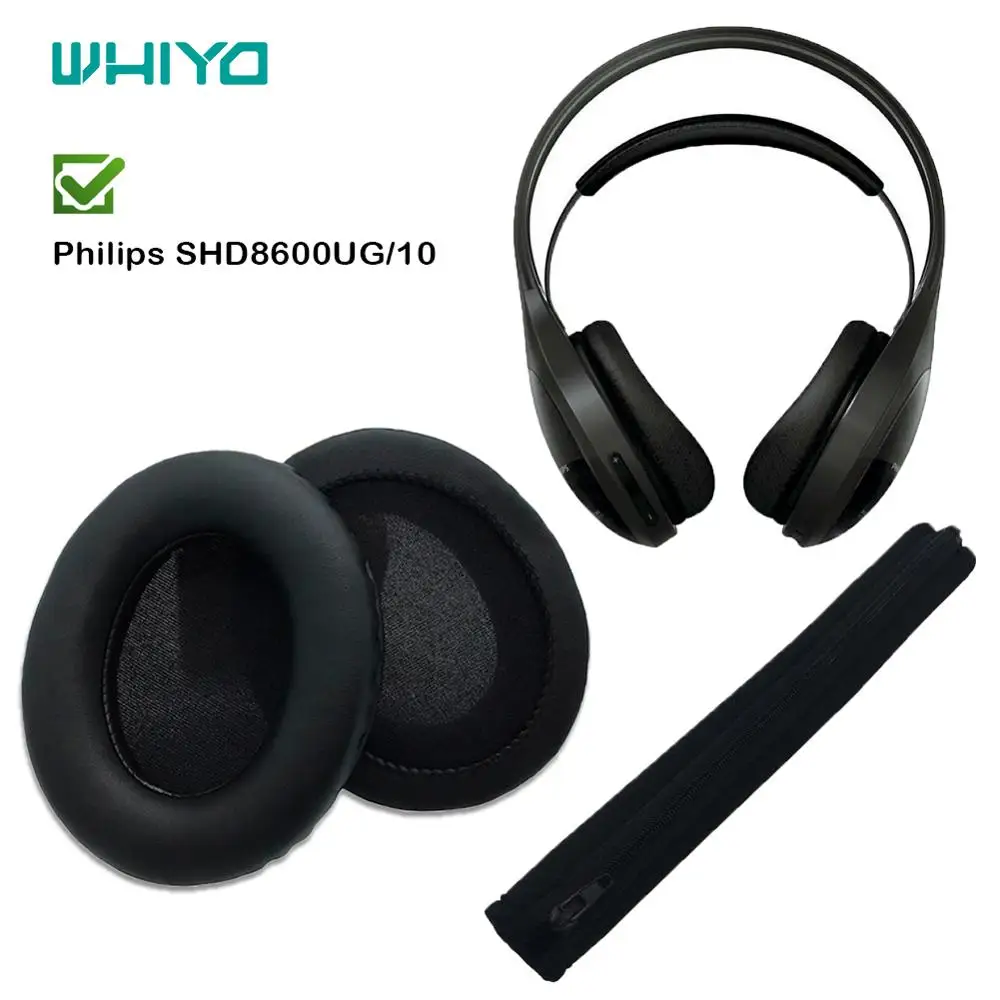 

Whiyo 1 комплект сменных амбушюров для наушников для Philips SHD8600UG/10 гарнитура Универсальный бампер амбушюры Чехол подушки чашки