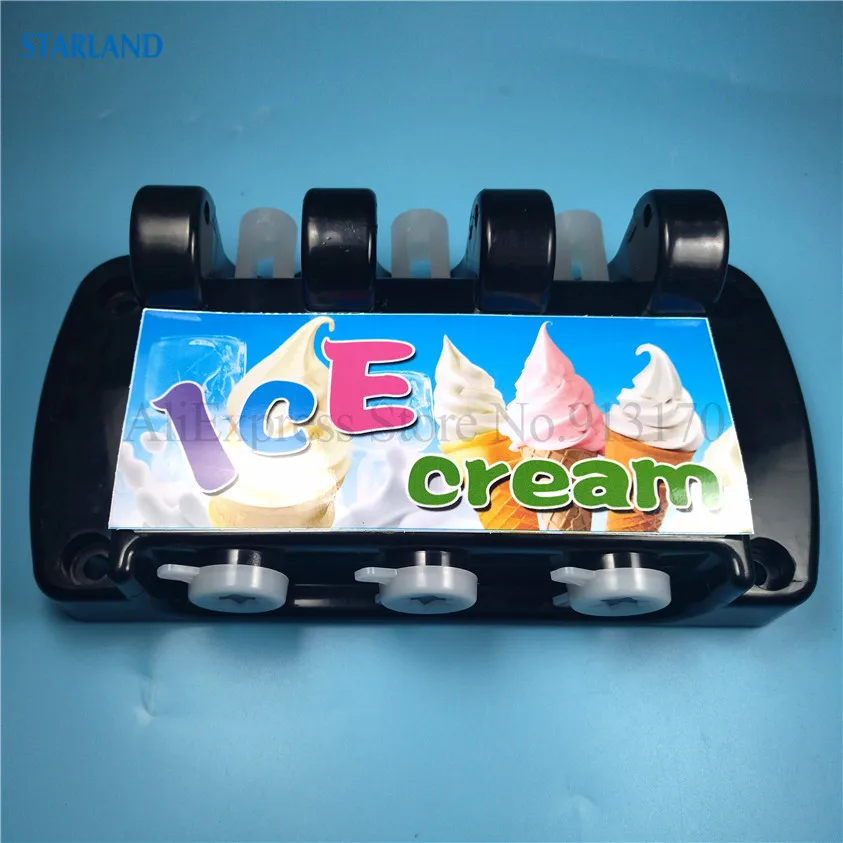 1 Set Front Panel Block Spare Part Valve Door For Soft Serve Machines MK Ice Cream Maker Fitting Replacement Accessories