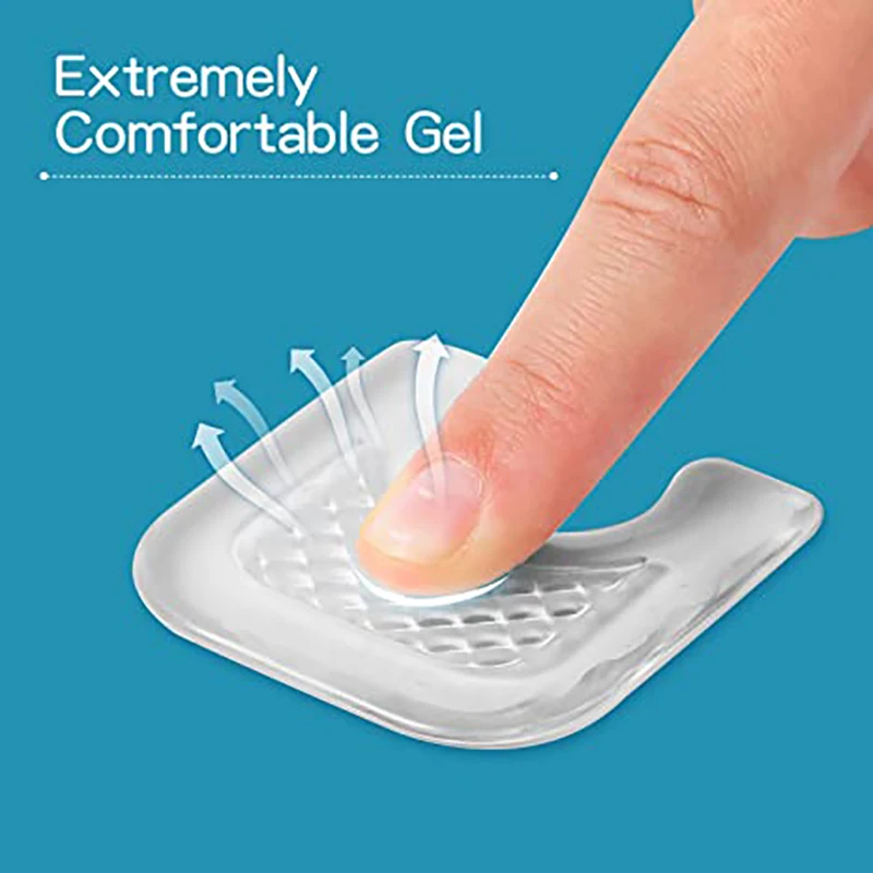 10pcs Foot U-Shaped Protector Gel Callus Pads Waterproof Foot Corn Protector Sticker Reduce Rubbing Reusable Callus Cushions