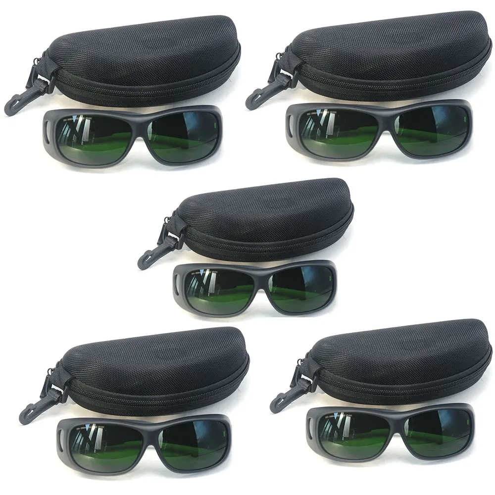 5Pcs 3192 Ipl Ce 200nm-2000nm Laser Bescherming Goggles Veiligheidsbril Od + 5 UV400 Eyewear