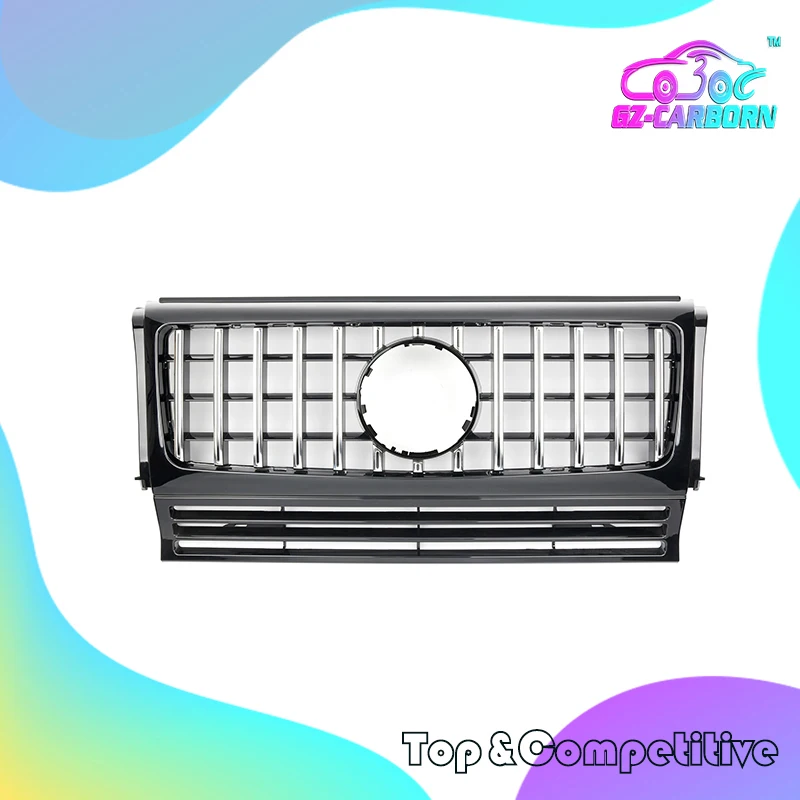 

Car Accessories 1990-2018 For Mercedes Benz G-Class W463 G500 G63 G65 G800 Grill GT Style Front Bumper Racing Grille