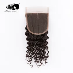 Mocha Hair Deep Wave Lace Closure 4