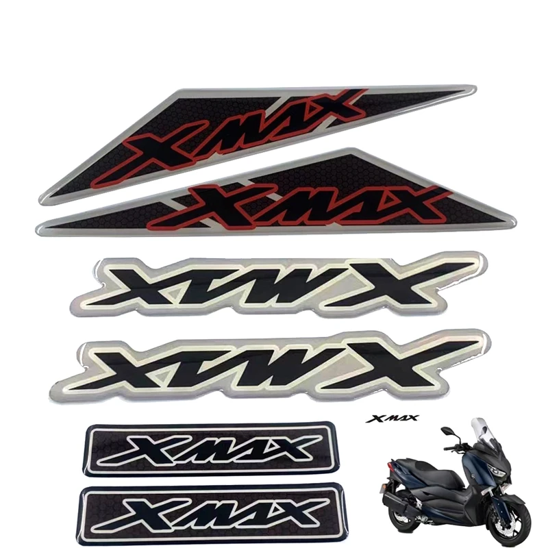 

For Yamaha X-MAX XMAX X MAX 125 250 300 400 Motorcycle 3D Mark Stickers Tank Decals Emblem Badge