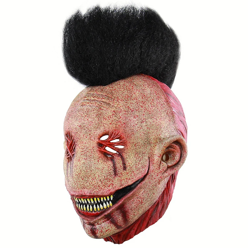 Scary Fish Mouth Latex Mask Murloc Bloody Full Face Carnival Costume Masquerade Adult Party Cosplay Costume Mask Halloween Props
