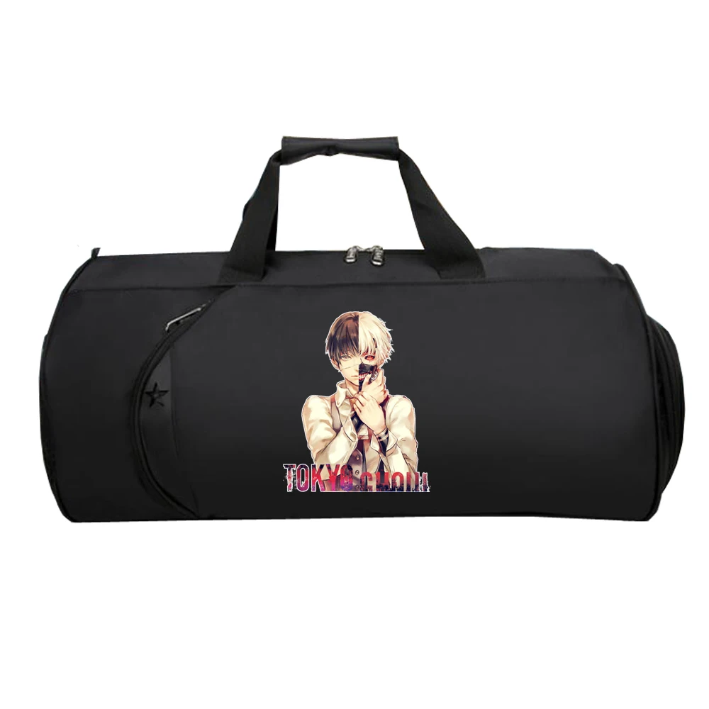 Bolso de Viaje Unisex anime de Tokyo ghouls, bolsa de hombro multifuncional, grande, para adolescentes