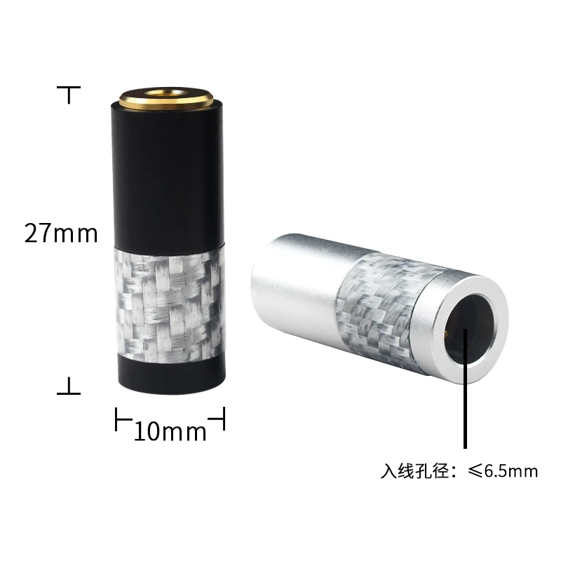 2pcs Hifi Audio Adapter 3.5 มม.ถึง 3.5 มม.แจ็คสเตอริโอหญิง Coupler Golf Plated Extender Connector