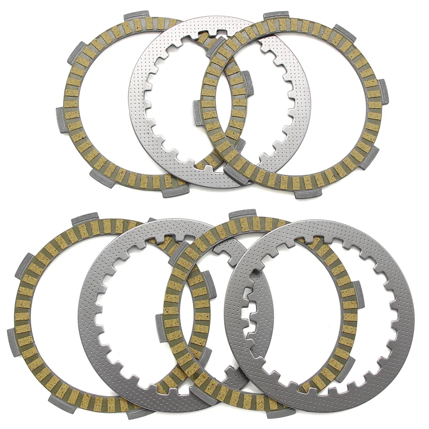 

Motorcycle Clutch Friction Plates For Yamaha ATV YFM125R RAPTOR 125 XT125X 13D4/13D6 XT125R 13D3/13D5 YBR125 Custom 5VL-E6324-00