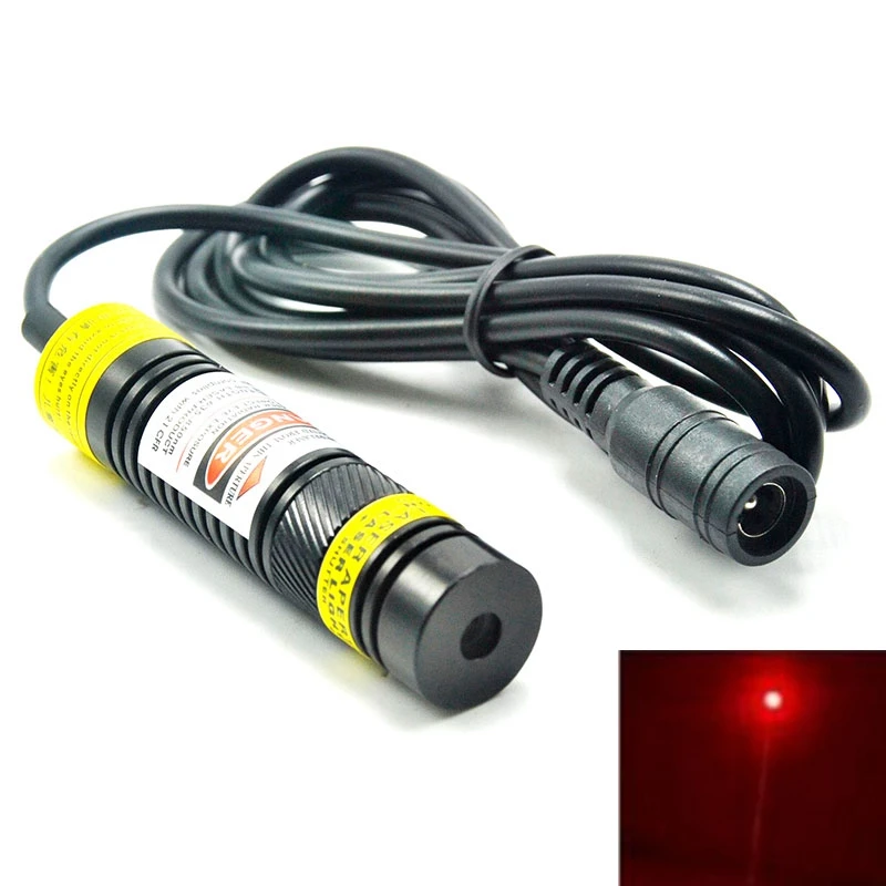 Module Laser rouge focalisable, diamètre 16mm 650nm 10mw/50mW/100mw/150mw/200mw/250mw, lentille de collimation point/ligne/croix, tête de bricolage