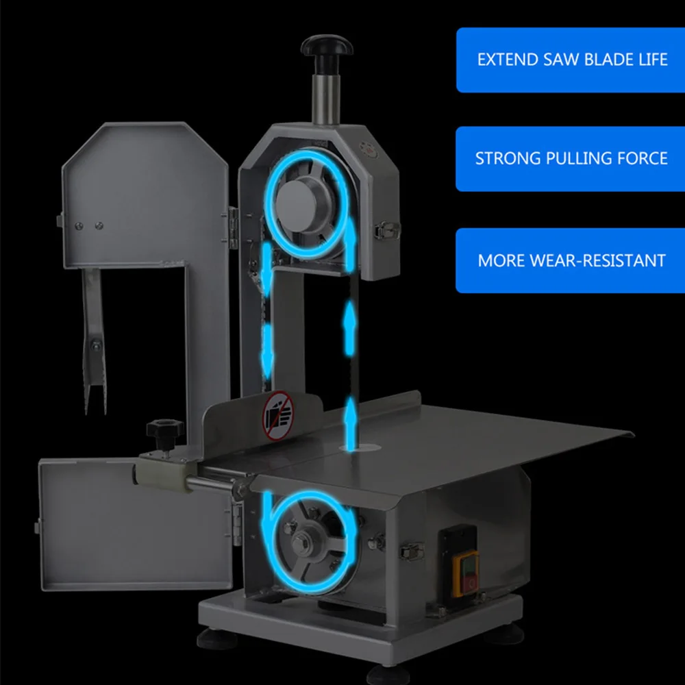 Commercial Desktop Electric Bone Saw Cutter Bone Cutter Small Bone Processor Household Electric Bone Saw Cutting Machine