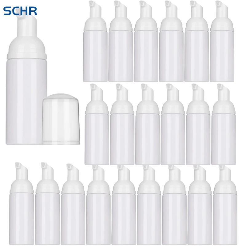 

22pcs 50ml Foam Dispenser Bottles Liquid Foaming Soap Pump Dispenser Plastic Foamer for Travel Hand Soap Foaming Shampoo Castile