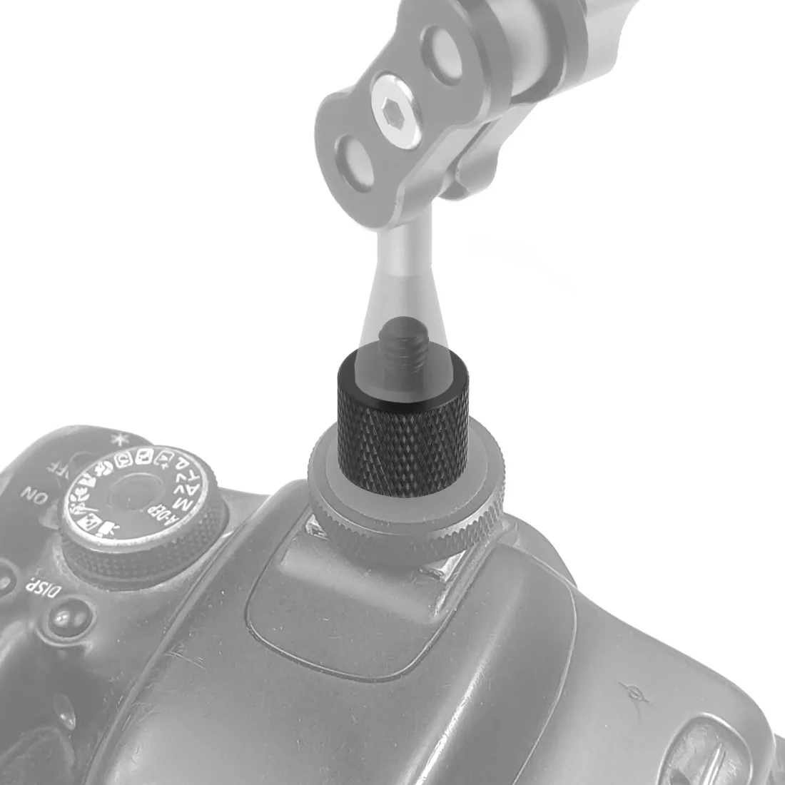 Female to Male 1/4" 3/8" 5/8 M10 M4 Thread Metal Screw Mount Adapter Tripod Plate Flash Light Mic Converter for SLR Camera Stand